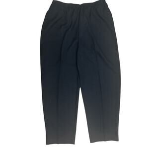 Alfred Dunner 16W Pants Springfield Navy Blue Easy Care Comfort Stretch Pull-On